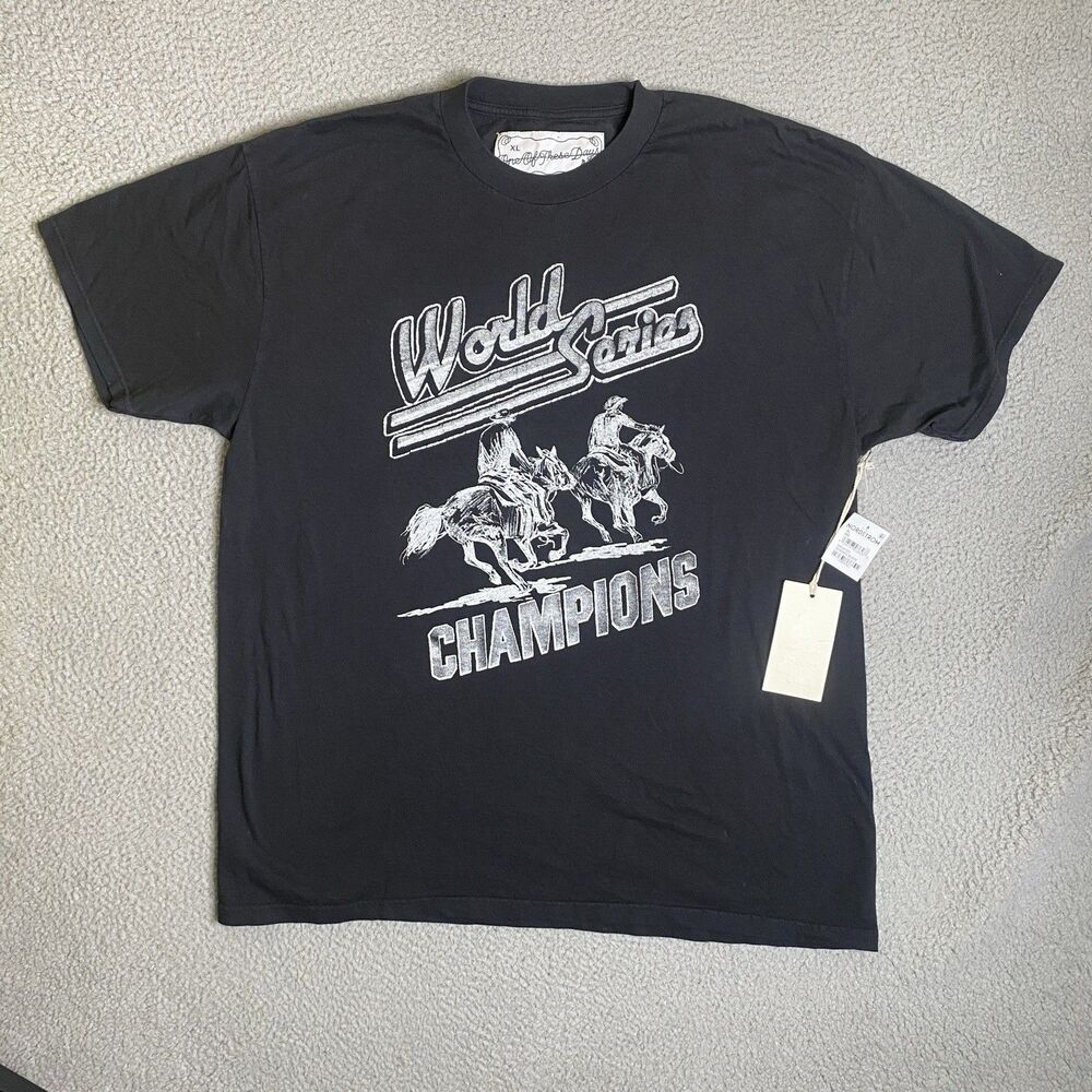 One Of These Days Shirt Men XL Horse Racing World Series Champion Streetwear NWT